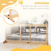 Hundeschutzgitter Treppenschutzgitter höhenverstellbar 180cm