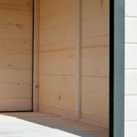 Robuste Hundehütte Bella, wetterfest in Größe L.