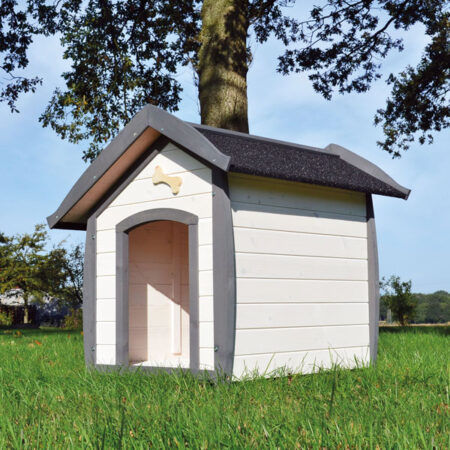 Wetterfeste Hundehütte Bella, robust in Größe M.