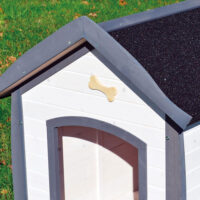 Wetterfeste Hundehütte Bella, robust in Größe M.