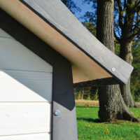 Wetterfeste Hundehütte Bella, robust in Größe M.