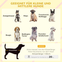 Hundehütte mit Dachterrasse und Treppe für draussen aus Holz