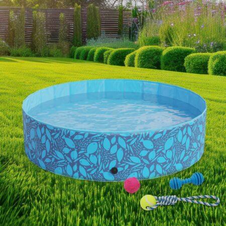 Hundepool CoolWave Faltpool 120×30 cm rutschfest und stabil