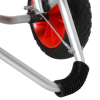 Faltbarer Kajakwagen aus Aluminium mit PU-Reifen, belastbar bis 75 kg