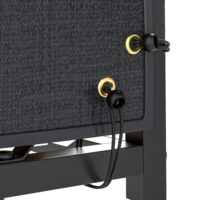 Kaminholzregal-Abdeckung 2er-Set 148x62 cm, wasserdicht, Farbe Schwarz.