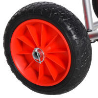 Klappbarer Kanu- und Kajakwagen mit PU-Rädern, belastbar bis 75 kg