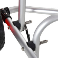 Klappbarer Kanu- und Kajakwagen mit PU-Rädern, belastbar bis 75 kg