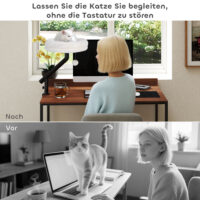 Katzenbett höhenverstellbar drehbar für Schreibtisch waschbar