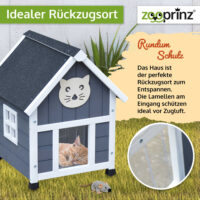 Katzenhaus Katerli, ein sicherer und geschützter Rückzugsort für Ihre Katze.