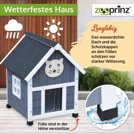 Katzenhaus Katerli, ein sicherer und geschützter Rückzugsort für Ihre Katze.