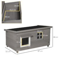 Katzenhaus Katzenvilla Outdoor Katzenhütte