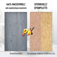 Graues Katzenhaus aus Tannenholz, Masse 59x55x109cm, ein robustes und geräumiges Zuhause für Ihre Katze.