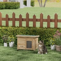 Katzenhaus Katzenhütte Outdoor wetterfest für Katzen bis 6kg