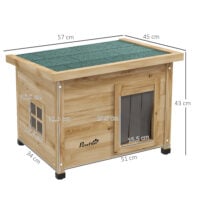 Katzenhaus Katzenhütte Outdoor wetterfest für Katzen bis 6kg
