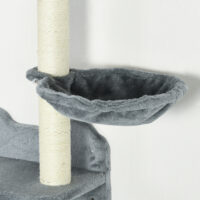 Katzentreppe Kletterwand Kratzbaum Set mit Hängematte für Katzen