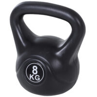 Kettlebell Kugelhantel für Anfänger 8kg schwarz