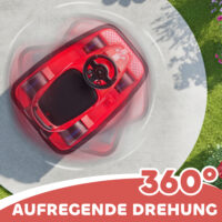 Kinder Autoscooter drehbar mit LED und Musik 360° 3-8 Jahre rot