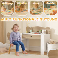 Kinder Schreibtisch mit Stuhl Schublade und Holz 3-8 Jahre