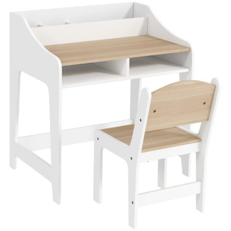 Kinder Schreibtisch Set mit Stuhl und Stauraum Holz