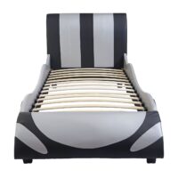 Kinderbett Autobett mit Lattenrost Kunstleder Holz 190x100cm