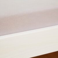 Kinderbett Hausbett 90x200cm mit Lattenrost Massivholz Weiss