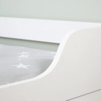 Kinderbett Jugendbett Einzelbett 90x200cm aus Holz Weiss