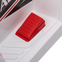 Weisses 6V Elektro-Quad für Kinder von 1.5-3 Jahren, erreicht eine Geschwindigkeit von 2.5 km/h.