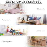 Kinder Aufbewahrungsregal kippsicher mit Schubladen weiss