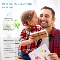 Blauer Kinderroller mit 12 Zoll Luftreifen, ideal für eine sanfte und komfortable Fahrt.