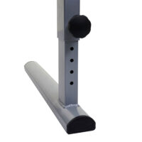 Höhenverstellbarer Kinderschreibtisch grau neigbar für Schüler