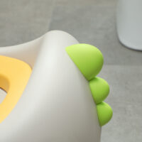 Grauer Kindertopf 3-in-1 mit Griffen und abnehmbarem Innenteil, robust und bis 50 kg belastbar für alle Entwicklungsphasen.