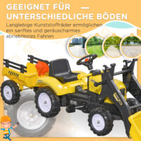 Kinder Trettraktor mit Frontlader und Pedalantrieb ab 3 Jahren