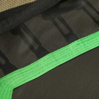 Grünes Kindertrampolin mit 163,5 cm Durchmesser, Sicherheitsnetz, empfohlen für Kinder von 3-10 Jahren