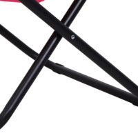 Klappstuhl Campingstuhl 80x80x75 cm, leicht und faltbar, Farbe Pink.