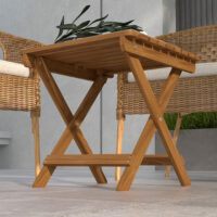 Klapptisch Set 2er Set für Balkon und Garten Akazienholz