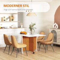 Klapptisch mit Rollen klappbare Arbeitsplatte Beistelltisch Weiss – Produktfoto zeigt modernes Design, hochwertige Materialien und funktionale Eigenschaften ideal für Wohn- oder Arbeitsbereiche. Perfekt als Einrichtungsinspiration oder zur Produktpräsentation in einem Onlineshop.