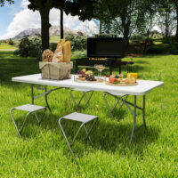 Klapptisch Campingtisch Picknicktisch faltbar weiss