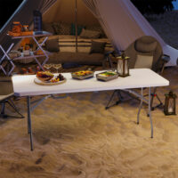 Klapptisch Campingtisch Picknicktisch faltbar weiss