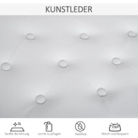 Klavierbank mit Stauraum gepolstert für Piano und Keyboard weiss