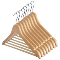 Kleiderbügel aus Massivholz