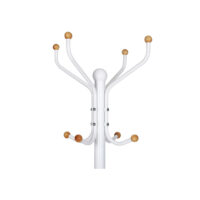 Kleiderständer 182 cm in Weiß, stabil und minimalistisch.