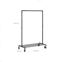 IndustrialVIBE Kleiderständer, modernes Design für jeden Raum.
