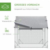 Kleintiergehege Freilauf Outdoor stabil für Hühner Kaninchen