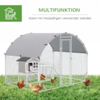 Kleintiergehege Freilauf Outdoor stabil für Hühner Kaninchen
