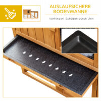 Kleintierstall mit Auslauf wetterfest und herausnehmbarer Bodenwanne