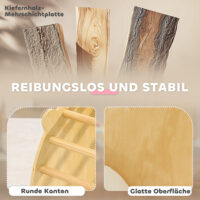 Kletterbogen Wippe Schaukel für Kleinkinder mit Polster