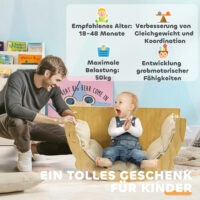 Kletterbogen Wippe Schaukel für Kleinkinder mit Polster