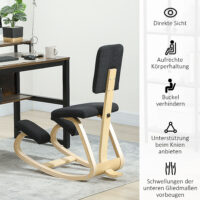 Kniestuhl Kniehocker ergonomisch für Büro Zuhause Meditation