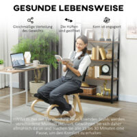 Kniestuhl Kniehocker ergonomisch für Büro Zuhause Meditation