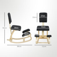 Kniestuhl Kniehocker ergonomisch für Büro Zuhause Meditation